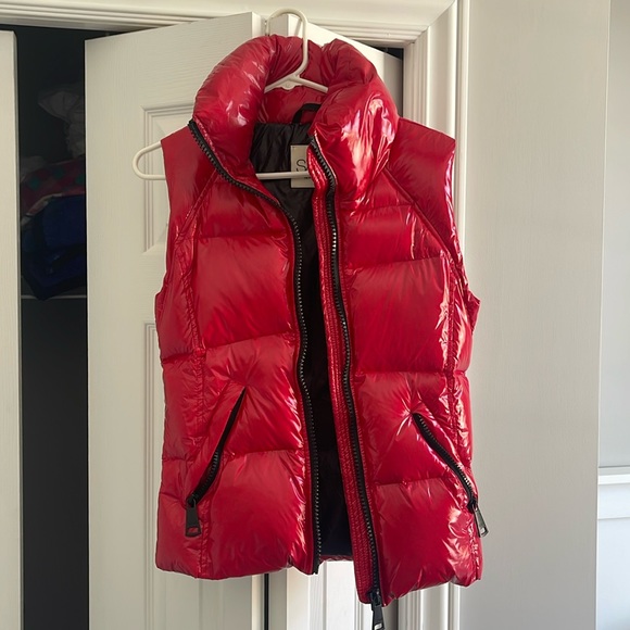 SAM NYC red puffer vest - Picture 3 of 4
